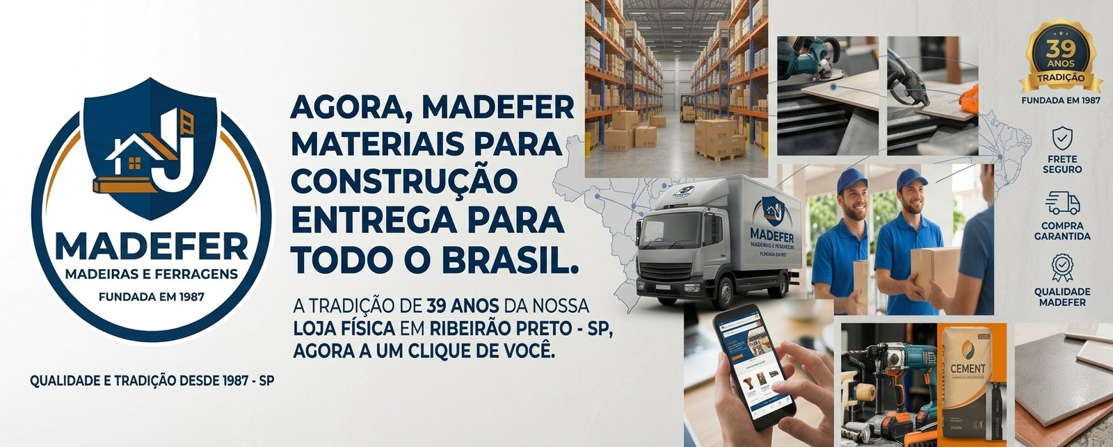 Deposito do Jorginho — Entrega para todo o Brasil